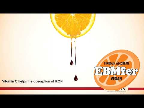 Vitamin C plays an important role in iron absorption